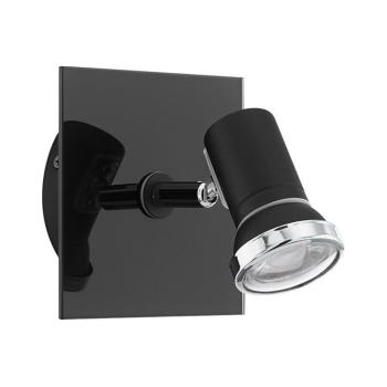 LED lámpatest , spot , 3 Watt , meleg fehér , üveg , fekete , IP44 , EGLO , TAMARA 1 , 33677 kép