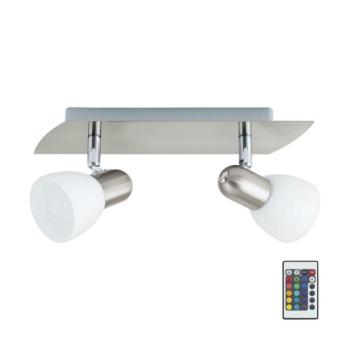 Eglo 35374 - LED RGB Dimmelhető spotlámpa ENEA-C 2xE14/4W/230V + távirányító 75374 kép