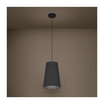LED lámpa , függeszték , mennyezeti , E27 foglalat , fekete , EGLO , PETROSA , 390132 kép