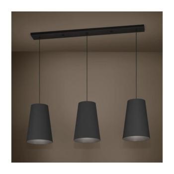 EGLO , 390133 , PETROSA , függeszték , E27 , 3X40W , IP20 , fekete kép