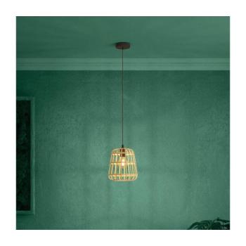 EGLO , 390152 , MONTEZUELO , függeszték , E27 , 1X40W , IP20 , natúr kép