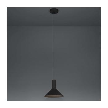 Eglo 390218 - Csillár zsinóron MORESCANA 1xE27/28W/230V fekete 390218 kép