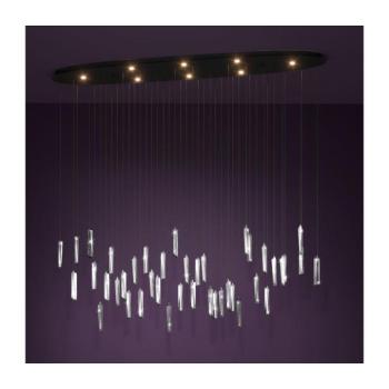 EGLO , 390349 , SARDENARA , függeszték , 3000 K , LED , 8X5,4W , Dimmelhető , IP20 , átlátszó kép