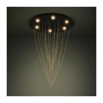 EGLO , 390354 , TREPUCO , függeszték , 3000 K , LED , 6X5,4W , Dimmelhető , IP20 , réz kép