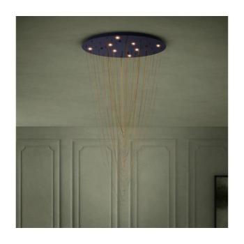 EGLO , 390355 , TREPUCO , függeszték , 3000 K , LED , 8X5,4W , Dimmelhető , IP20 , réz kép