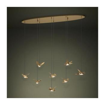 Eglo 390397 - LED Dimmelhető csillár zsinóron PARATEBUENO 8xLED/4,2W/230V arany 390397 kép