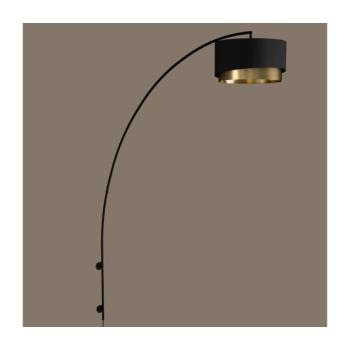 EGLO , 390406 , MANDERLINE , fali lámpa , E27 , 1X40W , dimmelhető , IP20 , fekete, réz kép