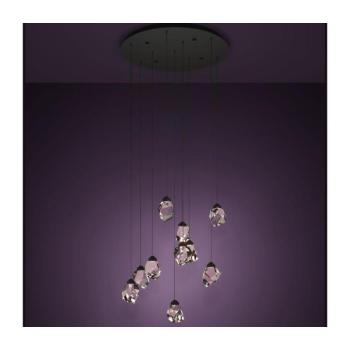 EGLO , 390412 , SINDICAT , függeszték , 3000 K , LED , 10X3W , Dimmelhető , IP20 , átlátszó kép