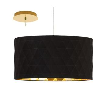 EGLO , 39224 , DOLORITA , függeszték , E27 , 3X60W , IP20 , fekete, arany kép
