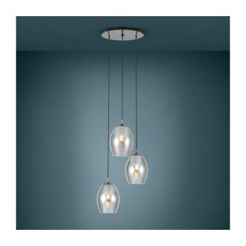 Eglo 39565 - Csillár zsinóron ESTANYS 3xE27/60W/230V füstös 39565 kép