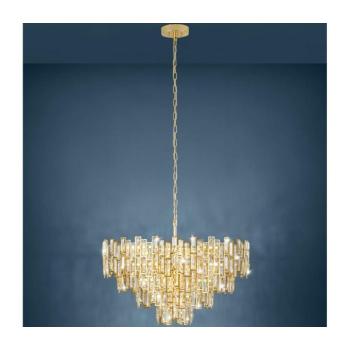 Eglo 39614 - Csillár láncon CALMEILLES 10xE14/25W/230V á. 78 cm 39614 kép
