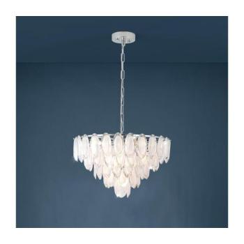 EGLO , 39722 , CARVARIO , függeszték , E14 , 10X40W , IP20 , átlátszó, szatinált kép