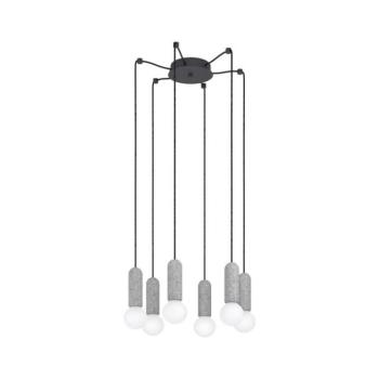 Eglo 39833 - Csillár zsinóron GIACONECCHIA 6xE27/40W/230V pók 39833 kép