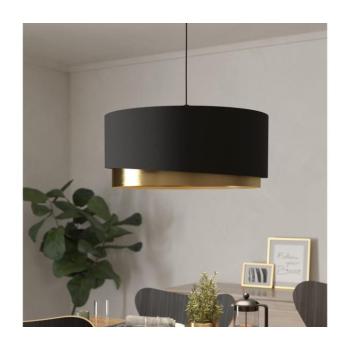 Eglo 39926 - Csillár zsinóron MANDERLINE 1xE27/40W/230V fekete/arany 39926 kép