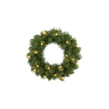 Eglo 410926 - LED Kültéri karácsonyi koszorú érzékelővel 20xLED/0,064W/3xAA IP44 612-08 kép