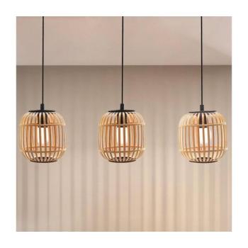 EGLO , 43217 , BORDESLEY , függeszték , E27 , 3X28W , IP20 , natúr kép