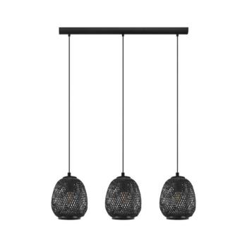 EGLO , 43266 , DEMBLEBY 1 , függeszték , E27 , 3X40W , IP20 , fekete kép