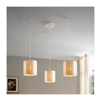 EGLO , 43403 , ARNHEM , függeszték , E27 , 3X40W , IP20 , fehér, barna kép