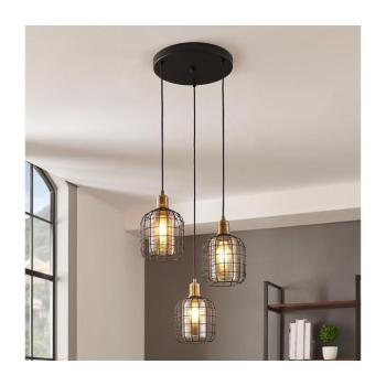 EGLO , 43499 , CHISLE , függeszték , E27 , 3X40W , IP20 , borostyán kép