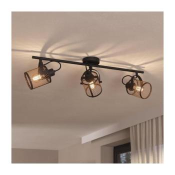 EGLO , 43533 , DELLOW , spot lámpa , E27 , 3X40W , IP20 , fekete, réz kép