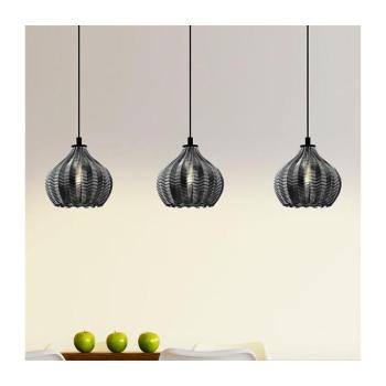 EGLO , 43577 , TAMALLAT , függeszték , E27 , 3X40W , IP20 , fekete-átlátszó kép
