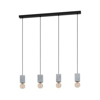 EGLO , 43598 , PRESTWICK 3 , függeszték , E27 , 4X40W , IP20 , szürke kép