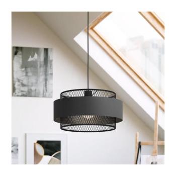EGLO , 43668 , BAZELY , függeszték , E27 , 1X40W , IP20 , fekete kép
