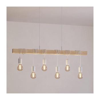 EGLO , 43705 , TOWNSHEND , függeszték , E27 , 6X60W , IP20 , barna kép