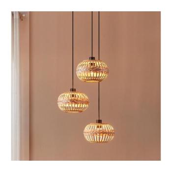 EGLO , 43864 , AMSFIELD 1 , függeszték , E27 , 3X40W , IP20 , natúr kép