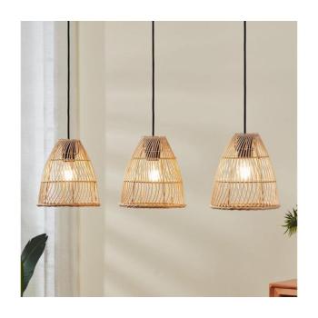 EGLO , 43867 , AYESGARTH , függeszték , E27 , 3X40W , IP20 , natúr kép