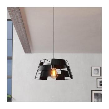 LED lámpa , függeszték , mennyezeti , 110cm , E27 foglalattal , 1 x 40W , fekete , EGLO , PONTEFRACT, 43892