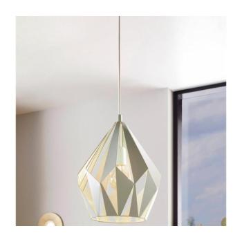 LED lámpa függeszték , mennyezeti , E27 , pasztell világoszöld , EGLO , CARLTON-P , 49026 kép