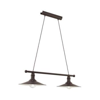 Eglo 49457 - STOCKBURY kábelre függesztett csillár 2xE27/60W/230V 49457 kép