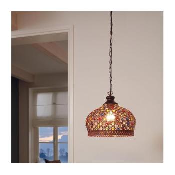 LED lámpa függeszték , mennyezeti , E27 , acél , antik vörösréz , EGLO , JADIDA , 49764 kép