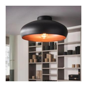 Eglo 55248 - Mennyezeti lámpa MOGANO 1xE27/60W/230V fekete 55248 kép