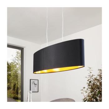 Eglo 55266 - Csillár zsinóron MASERLO 2xE27/60W/230V fekete 55266 kép