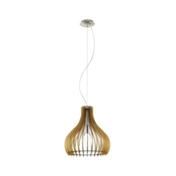 Eglo 61916 - Csillár zsinóron TINDORI 1xE27/60W/230V átm. 38 cm barna 61916 kép