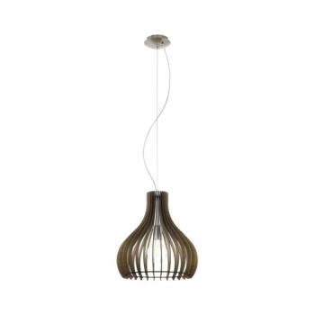 Eglo 61917 - Csillár zsinóron TINDORI 1xE27/60W/230V átm. 38 cm barna 61917 kép