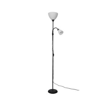 LED lámpatest , állólámpa , 1 x E14 foglalat , 1 x E27 foglalat , fekete , ECO RANGE ,MONTANINI-E , 74045 kép