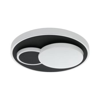 LED lámpa , mennyezeti , kerek , 19.5W , meleg fehér , fekete , EGLO , LEPRESO , 75665 kép