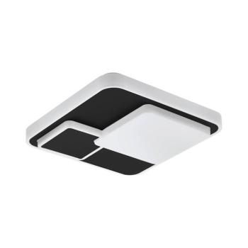 Eglo 75667 - LED Mennyezeti lámpa LEPRESO LED/19,5W/230V 38,5x38,5 cm fekete 75667 kép