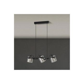 Eglo 780478 - Csillár zsinóron CALERINO 3xE27/40W/230V fekete 780478 kép