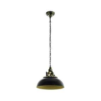 Eglo 79463 - Csillár láncon PETRITOLI 1xE27/60W/230V fekete 79463 kép