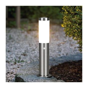 LED lámpatest , kültéri , mozgásérzékelős , állólámpa , E27-es foglalatú , nemesacél , IP44 , EGLO , HELSINKI , 83279 kép