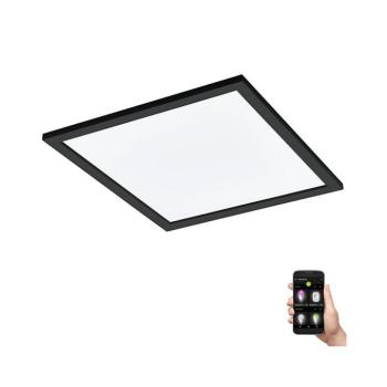 LED panel , falon kívüli , 21.5W , CCT , dimmelhető , 45 x 45 cm , fekete , EGLO Connect.Z , Zigbee , SALOBRENA-Z , 900051 kép