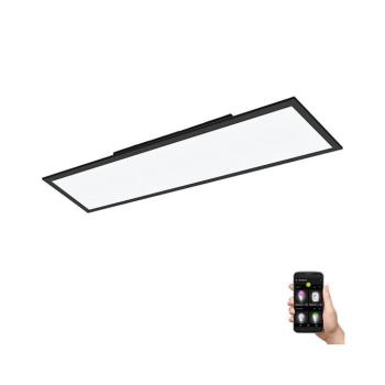 LED panel , falon kívüli , 33.5W , CCT , dimmelhető , 120 x 30 cm , fekete , EGLO Connect.Z , Zigbee , SALOBRENA-Z , 900053 kép
