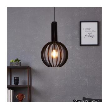 LED lámpa , függeszték , mennyezeti , E27 foglalat , fekete , 31 cm , EGLO , VELASCO , 900153 kép