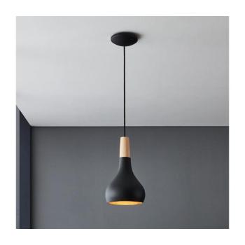 Eglo 900161 - Csillár zsinóron SABINAR 1xE27/40W/230V á. 18 cm fekete 900161 kép