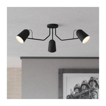 LED lámpa , mennyezeti , 3xE27 foglalat , fekete , EGLO , LORETO , 900188 kép
