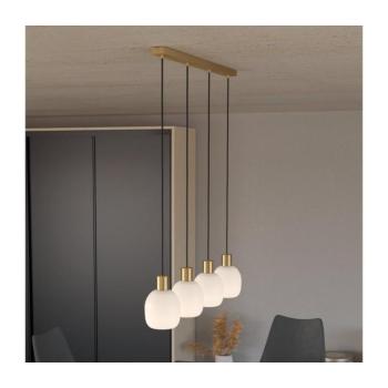 LED lámpa , függeszték , mennyezeti , 4 x E27 foglalat , fehér , EGLO , MANZANARES , 900306 kép